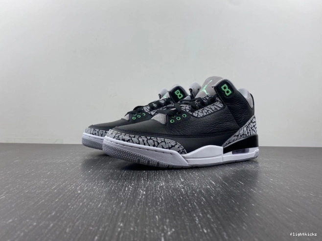 Green Jordan 3 Air Glow CT8532-031 0813
